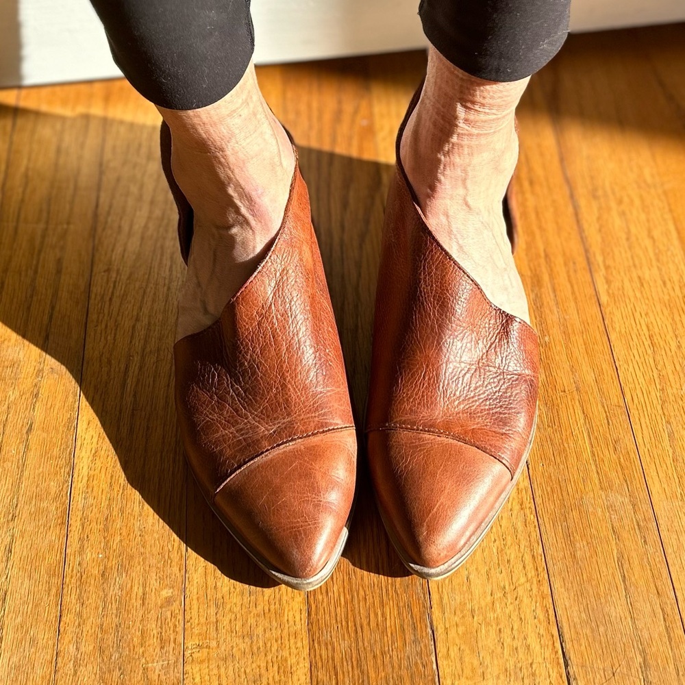 Brown Leather Women's Shoes